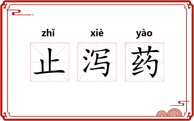 止泻药