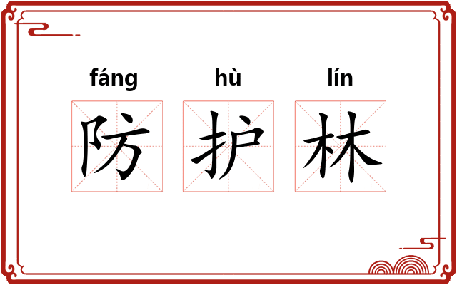 防护林 防护林