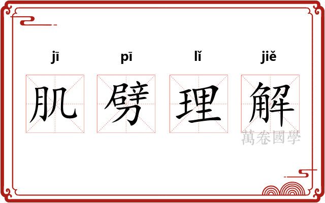 肌劈理解