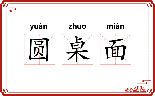 圆桌面