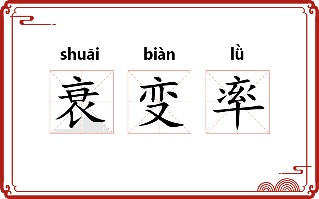 衰变率