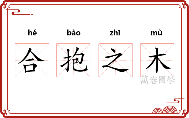 合抱之木