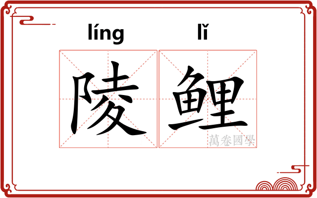 陵鲤