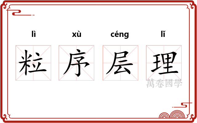 粒序层理