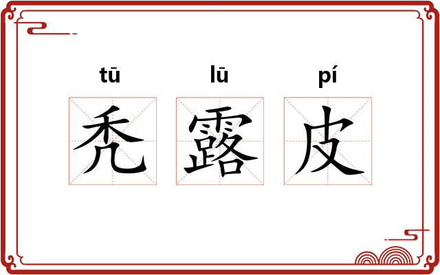 秃露皮 秃露皮