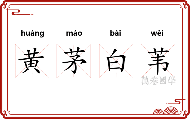 黄茅白苇
