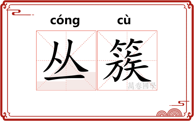 丛簇