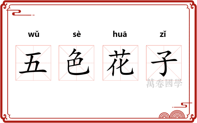 五色花子