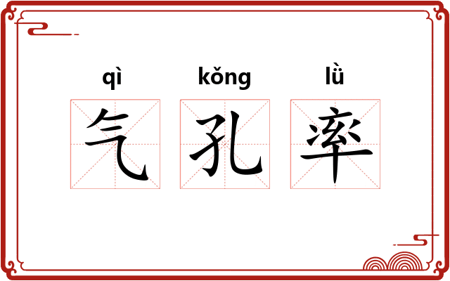 气孔率