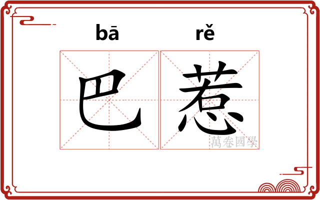 巴惹