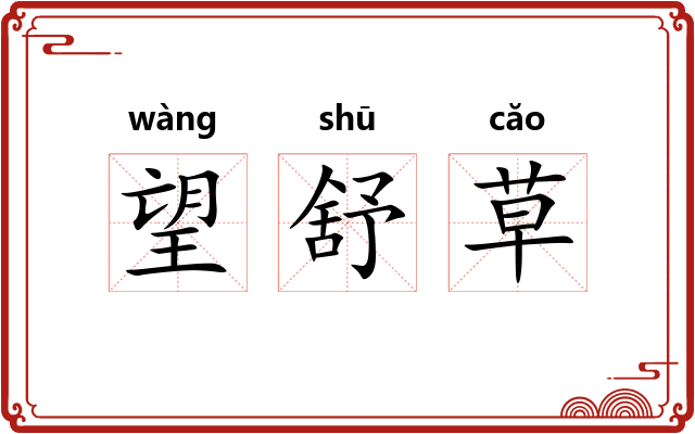 望舒草