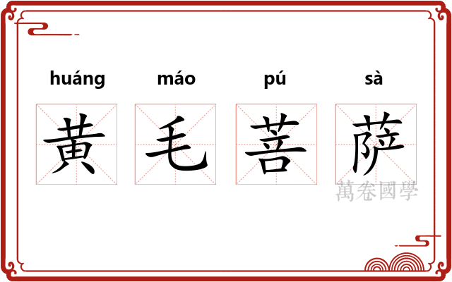 黄毛菩萨