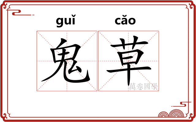 鬼草