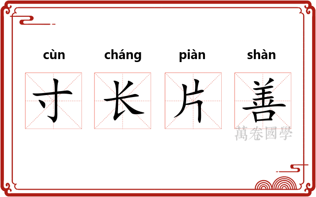 寸长片善