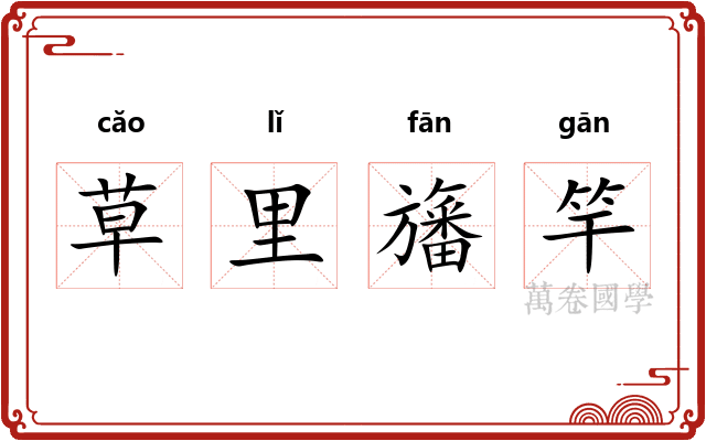 草里旛竿