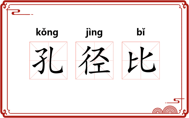 孔径比