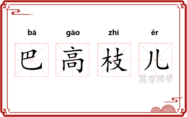 巴高枝儿