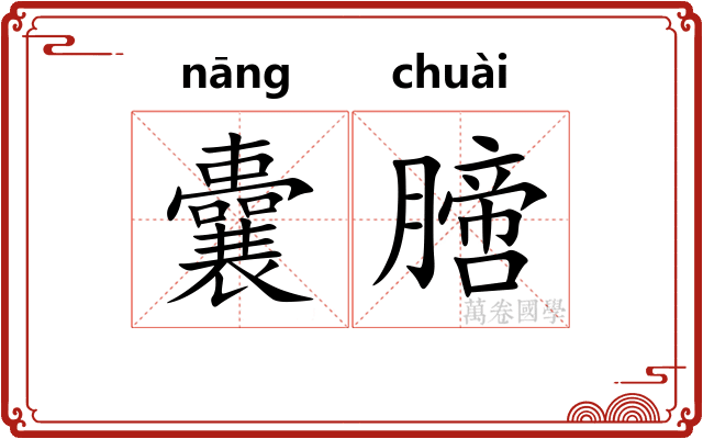 囊膪