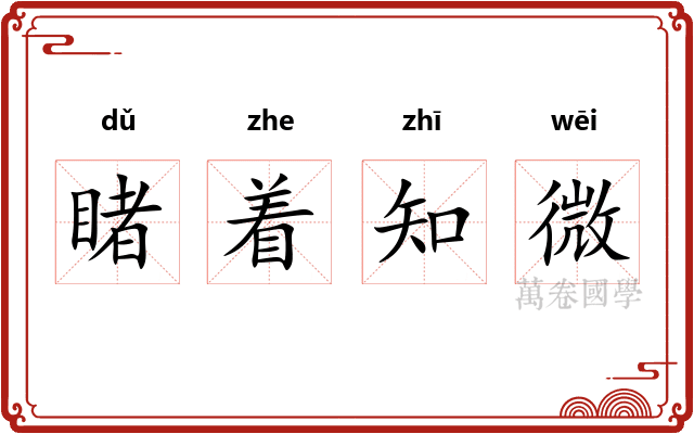 睹着知微