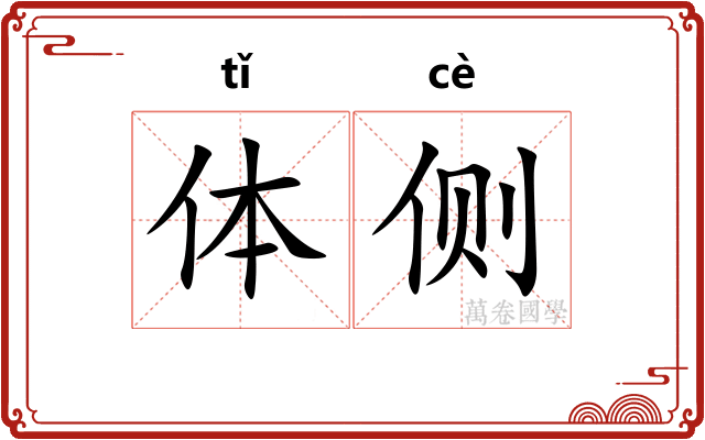 体侧