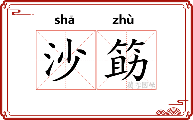 沙筯