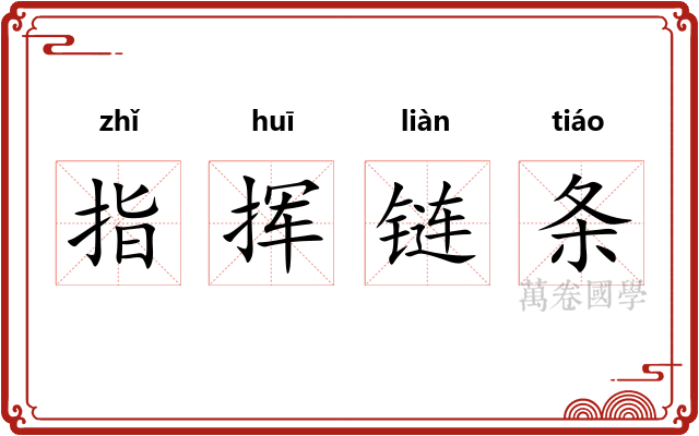指挥链条 指挥链条