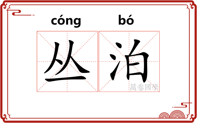 丛泊