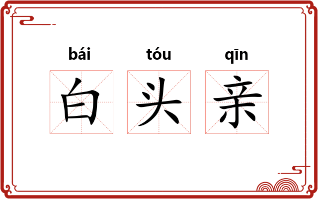 白头亲 白头亲