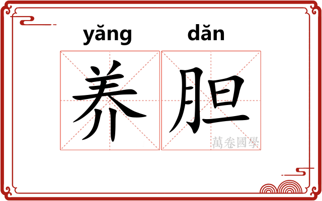 养胆