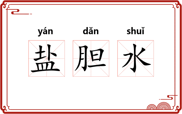 盐胆水