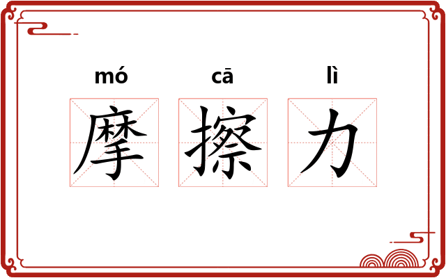 摩擦力
