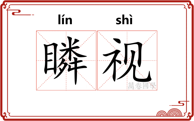 瞵视