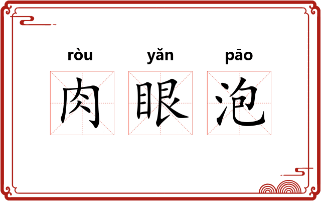 肉眼泡