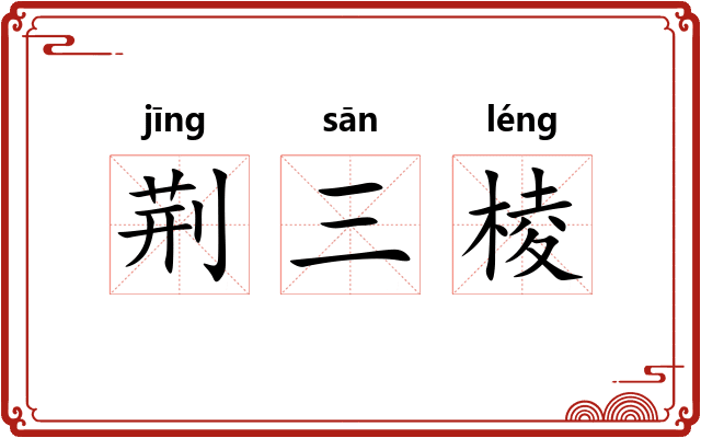 荆三棱
