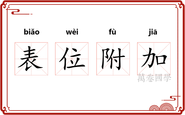 表位附加
