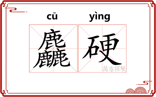 麤硬