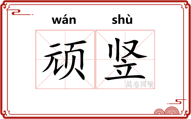 顽竖