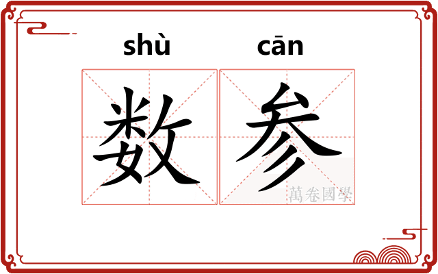 数参