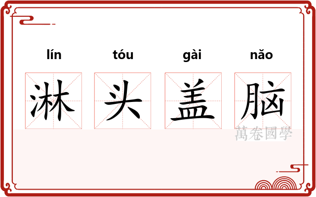 淋头盖脑