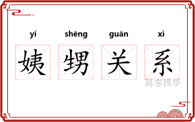 姨甥关系