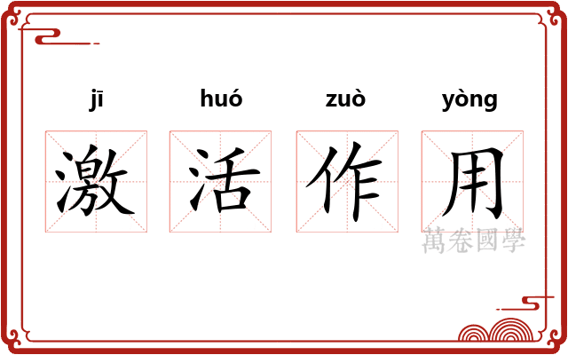 激活作用 激活作用