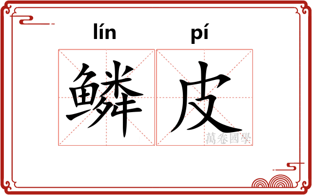 鳞皮