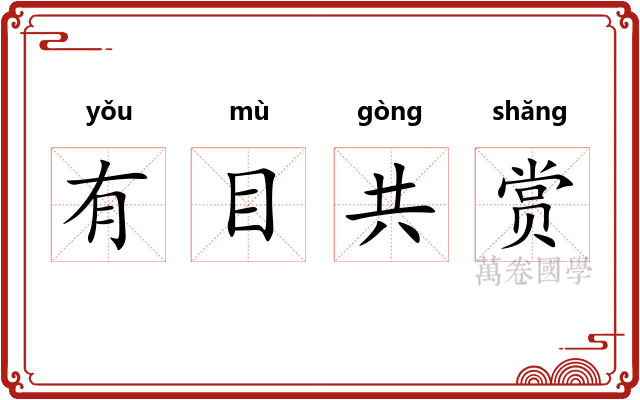 有目共赏