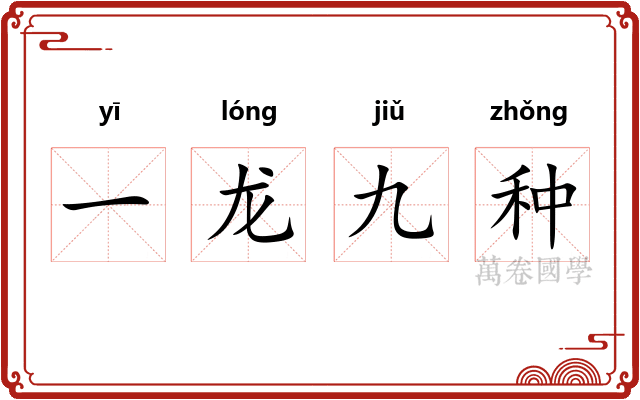 一龙九种