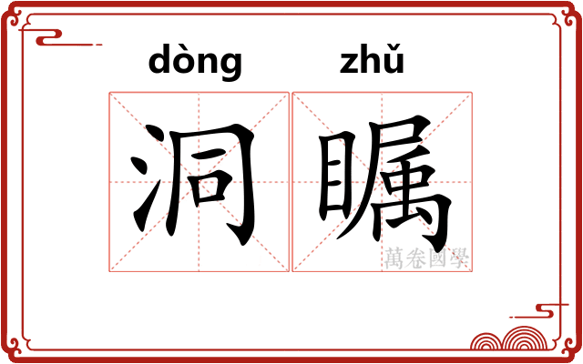 洞瞩
