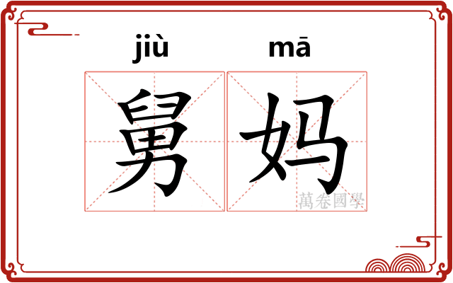 舅妈