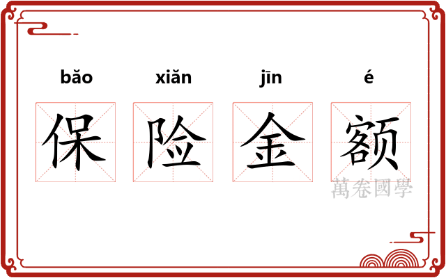 保险金额