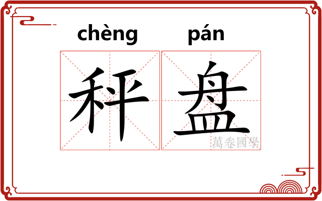 秤盘