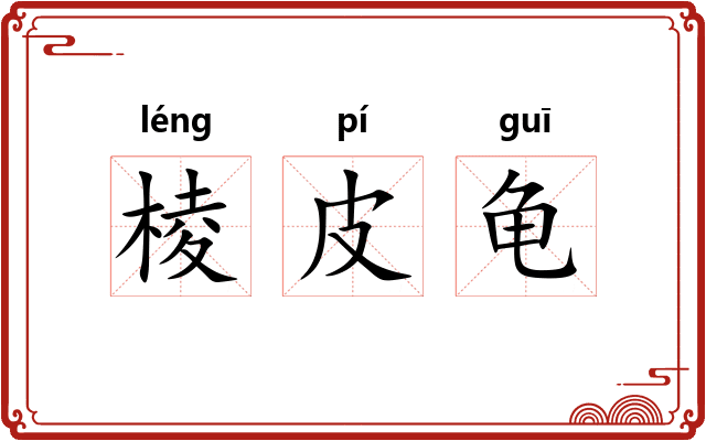 棱皮龟