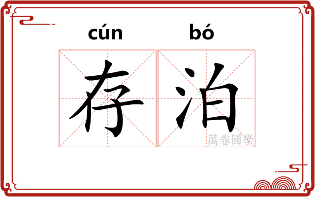 存泊
